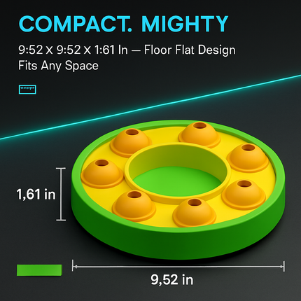 Dog Puzzle Food Feeder Slow Feeding Bowl Interactive Toy Dog Treat Dispensing Toy for IQ Training Mental Enrichment For Small Medium Large Dog Cat