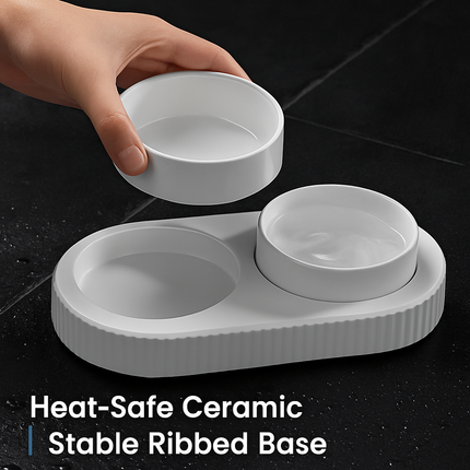 Heated Water Bowl for Pets – Ceramic USB-Powered