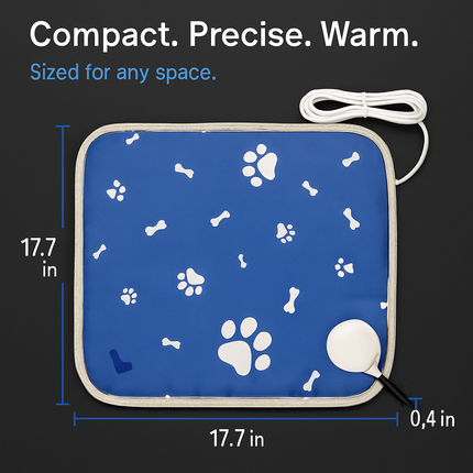 Pet Heating Pad for Dogs and Cats - Chew-Resist
