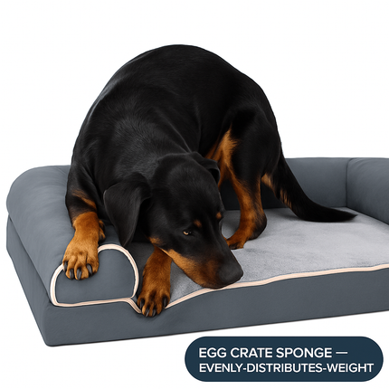 Dog Bed Sofa for Medium to Large Dogs with Washable Cover
