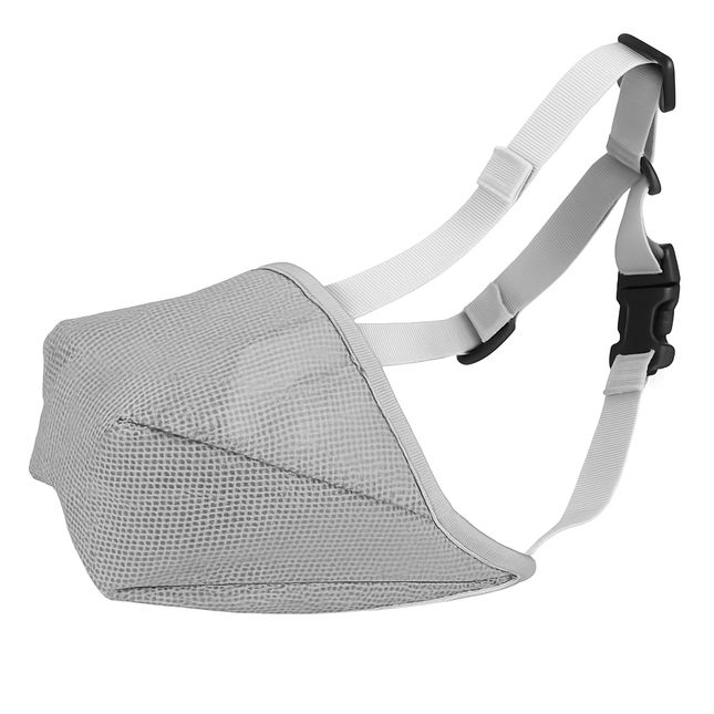 Pet Muzzle Mask: Soft Mesh, Adjustable Straps