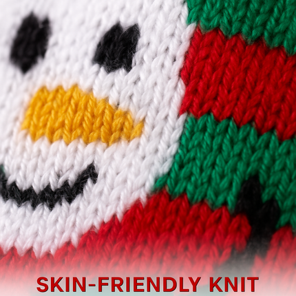 Pet Christmas Sweater Snowman pattern - Size L