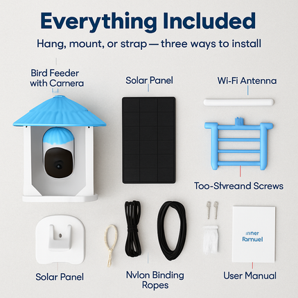 Bird Feeder Camera with AI Bird Identification
