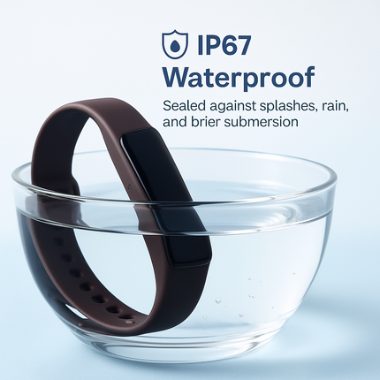 Fitness Tracker Activity Tracker Watch with Heart Rate Monitor IP67 Waterproof Smart Band Step Counter Calorie Counter Call & SMS Pedometer
