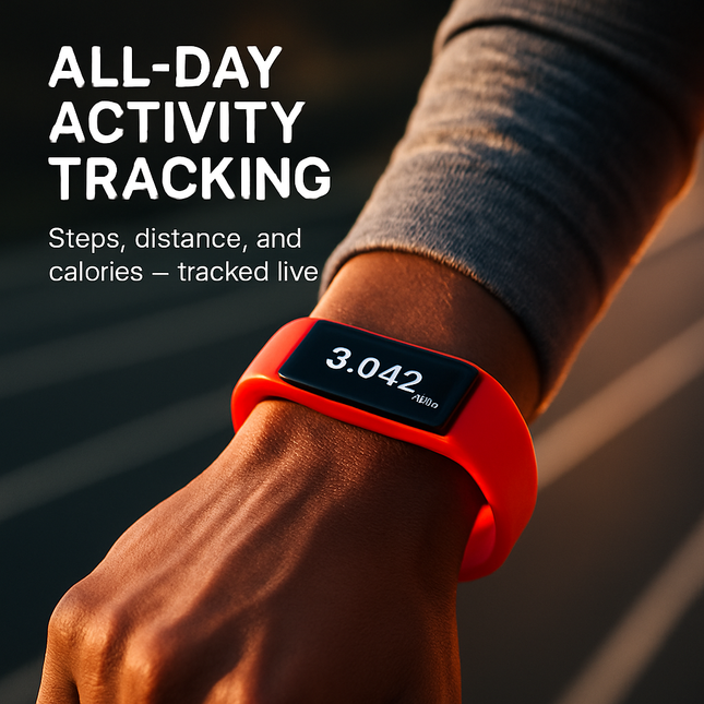 Fitness Tracker Activity Tracker Watch with Heart Rate Monitor IP67 Waterproof Smart Band Step Counter Calorie Counter Call & SMS Pedometer