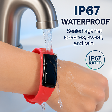 Fitness Tracker Activity Tracker Watch with Heart Rate Monitor IP67 Waterproof Smart Band Step Counter Calorie Counter Call & SMS Pedometer
