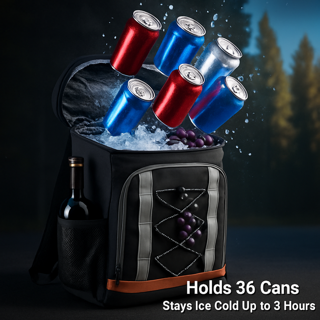 Cooler Backpack Insulated for Picnics and Travel