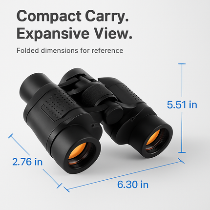 Binoculars with Wide View for Clear Outdoor Viewing
