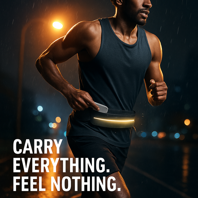 Running Belt Waterproof Waist Pack - Adjustable, Secure Run