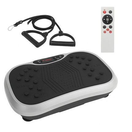 Vibration Exercise Machine With 2 Resistance Bands