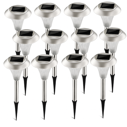 Solar Garden Lights Color Changing Pathway Lamps