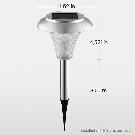 Solar Garden Lights Color Changing Pathway Lamps