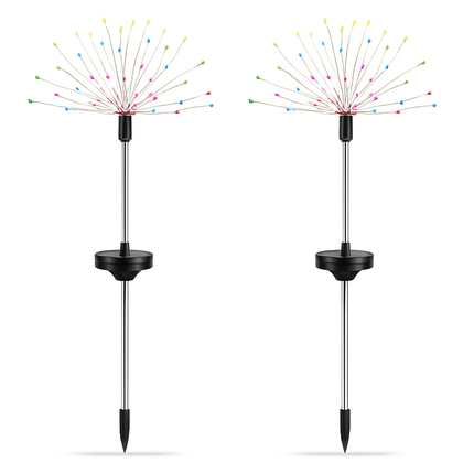 Solar Powered Starburst Lights for Garden Decor