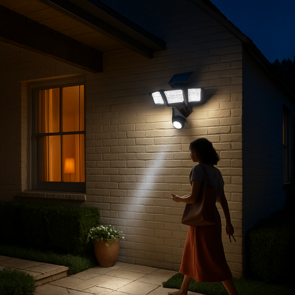 Outdoor Solar Lights with 188 LEDs & Motion Sensor