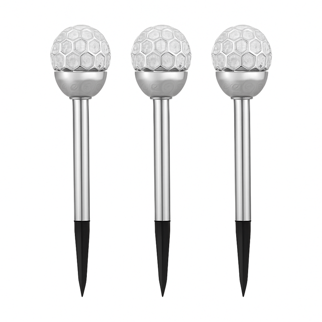 Outdoor RGB Ball Solar Garden Lights for Pathways