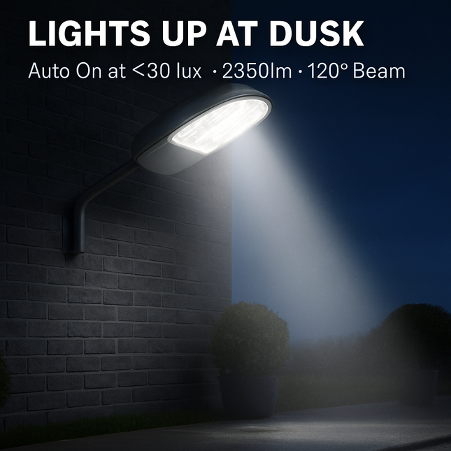 Wall Pack Outdoor Light All-Weather Dusk-to-Dawn