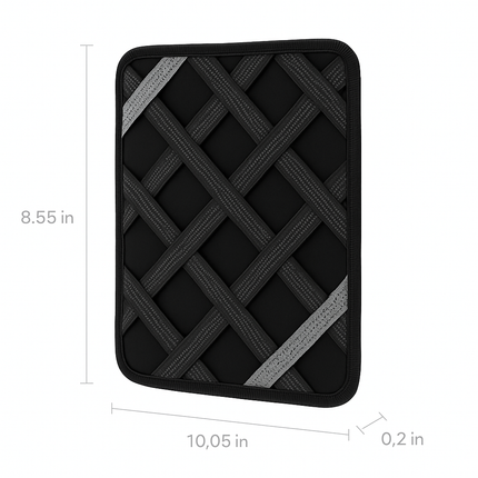 Tablet Case Organizer Elastic Band Tablet Sleeve For 9.7in Tablets w/ Double-sided Design For Mouse Earphone Card