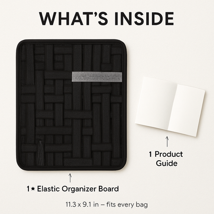 Elastic Organizer Board
