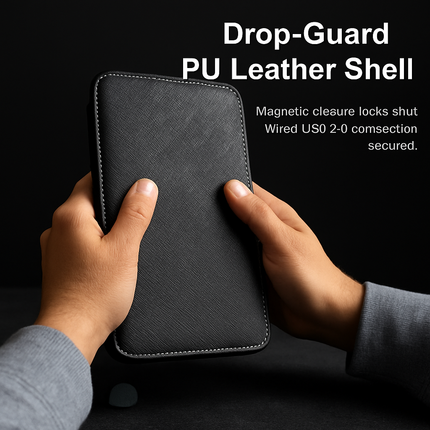 7.9in Keyboard Case for Tablet with PU Leather Back Stand