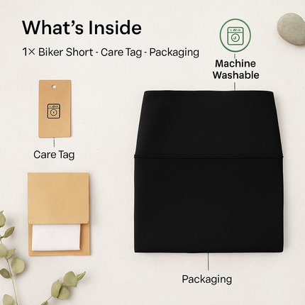 High-Waist Biker Shorts with Tummy Control for Workouts