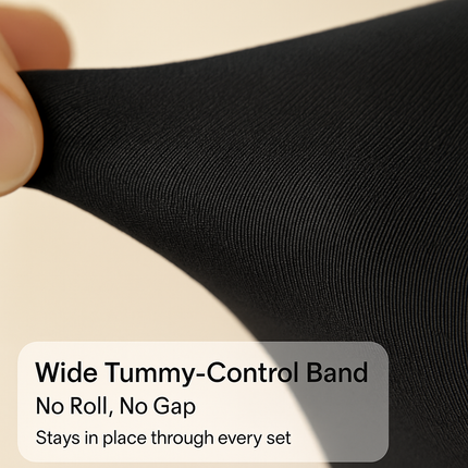 High-Waist Biker Shorts with Tummy Control for Workouts