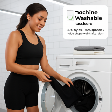 High-Waist Biker Shorts with Tummy Control for Workouts