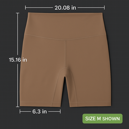 High-Waist Biker Shorts with Tummy Control for Workouts