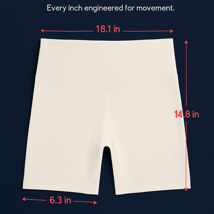 High-Waist Biker Shorts with Tummy Control for Workouts