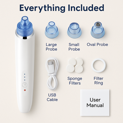 Blackhead Vacuum Extractor for Clear Pores and Acne