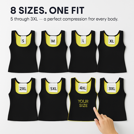 Body Shaper Sauna Vest for Workouts - Comfort Fit