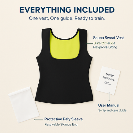 Body Shaper Sauna Vest for Workouts - Comfort Fit
