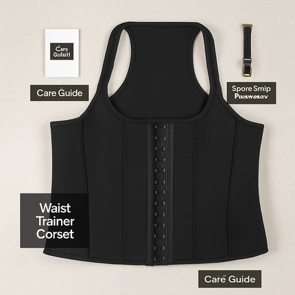 Zippered Waist Trainer Corset for Women Slimming - Support