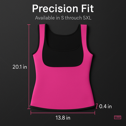 Body Shaper Sauna Vest for Workouts - Comfort Fit