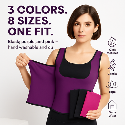 Body Shaper Sauna Vest for Workouts - Comfort Fit