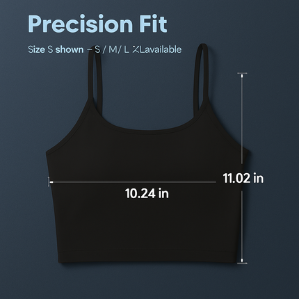 Women Sport Bras with Removable Pads, Low-Impact Square Neck