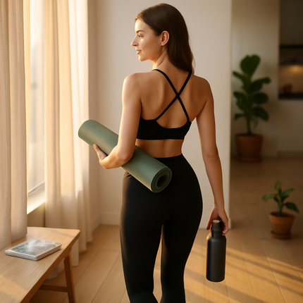 Cross Back Padded Sports Bra with Removable Pads