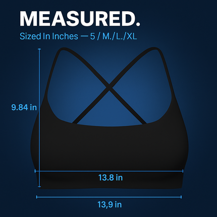 Cross Back Padded Sports Bra with Removable Pads