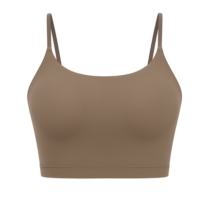 Women Sport Bras with Removable Pads, Low-Impact Square Neck