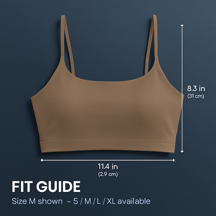 Women Sport Bras with Removable Pads, Low-Impact Square Neck