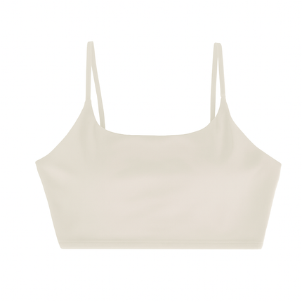 Women Sport Bras with Removable Pads, Low-Impact Square Neck
