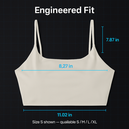 Women Sport Bras with Removable Pads, Low-Impact Square Neck