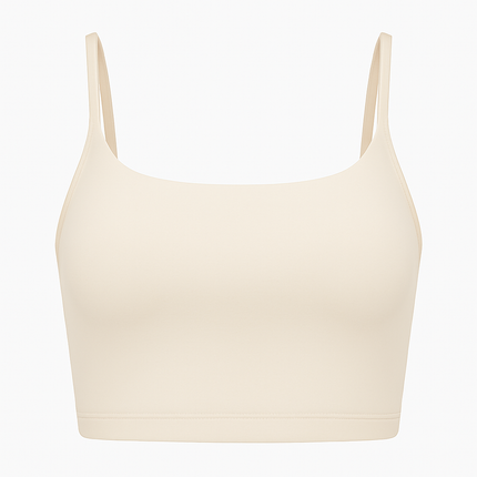 Women Sport Bras with Removable Pads, Low-Impact Square Neck