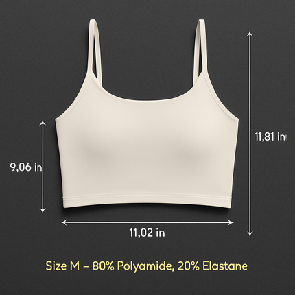 Women Sport Bras with Removable Pads, Low-Impact Square Neck