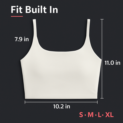 Women Sport Bras with Removable Pads, Low-Impact Square Neck