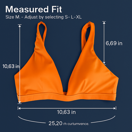 Women Deep V-Neck Sports Bra for Gym - Low-Impact Comfort