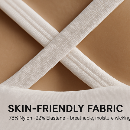 Cross Back Padded Sports Bra with Removable Pads