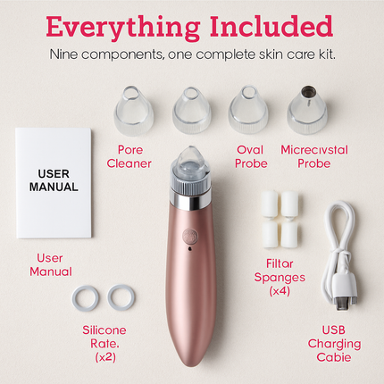 Blackhead Remover Vacuum for Pores - Portable