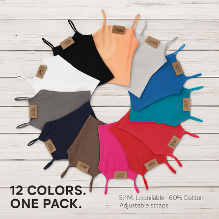 12 PCS Women\'s Camisole Tank Tops in A Pack