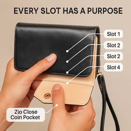 Wristlet Wallet for Women PU Leather Everyday