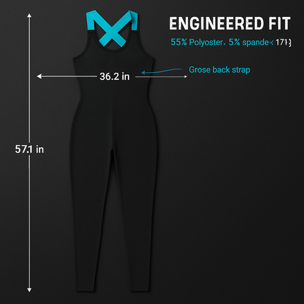 Women\'s Sports YOGA Workout Gym Fitness Jumpsuit